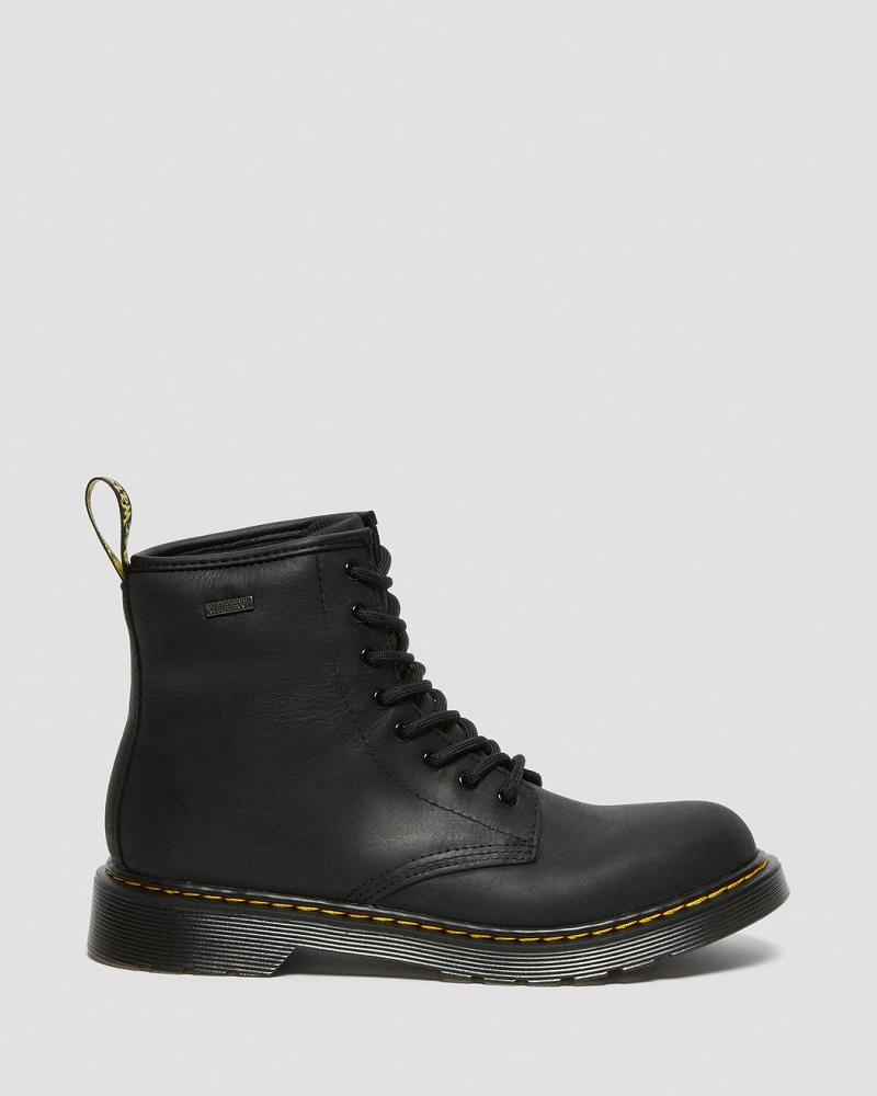 Dr Martens Youth 1460 Waterdichte Leren Vrijetijdslaarzen Kinderen Zwart | NL 156DFM